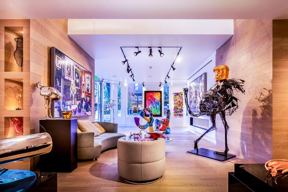 Aspen Art Gallery Downtown gallery display