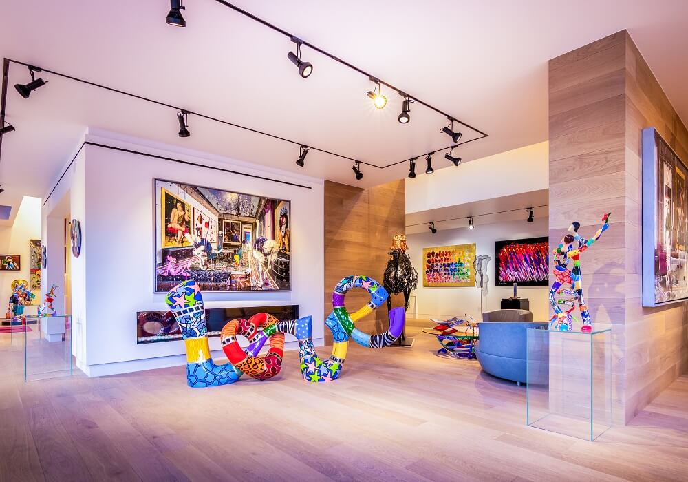 Aspen Art Gallery Downtown finished wall