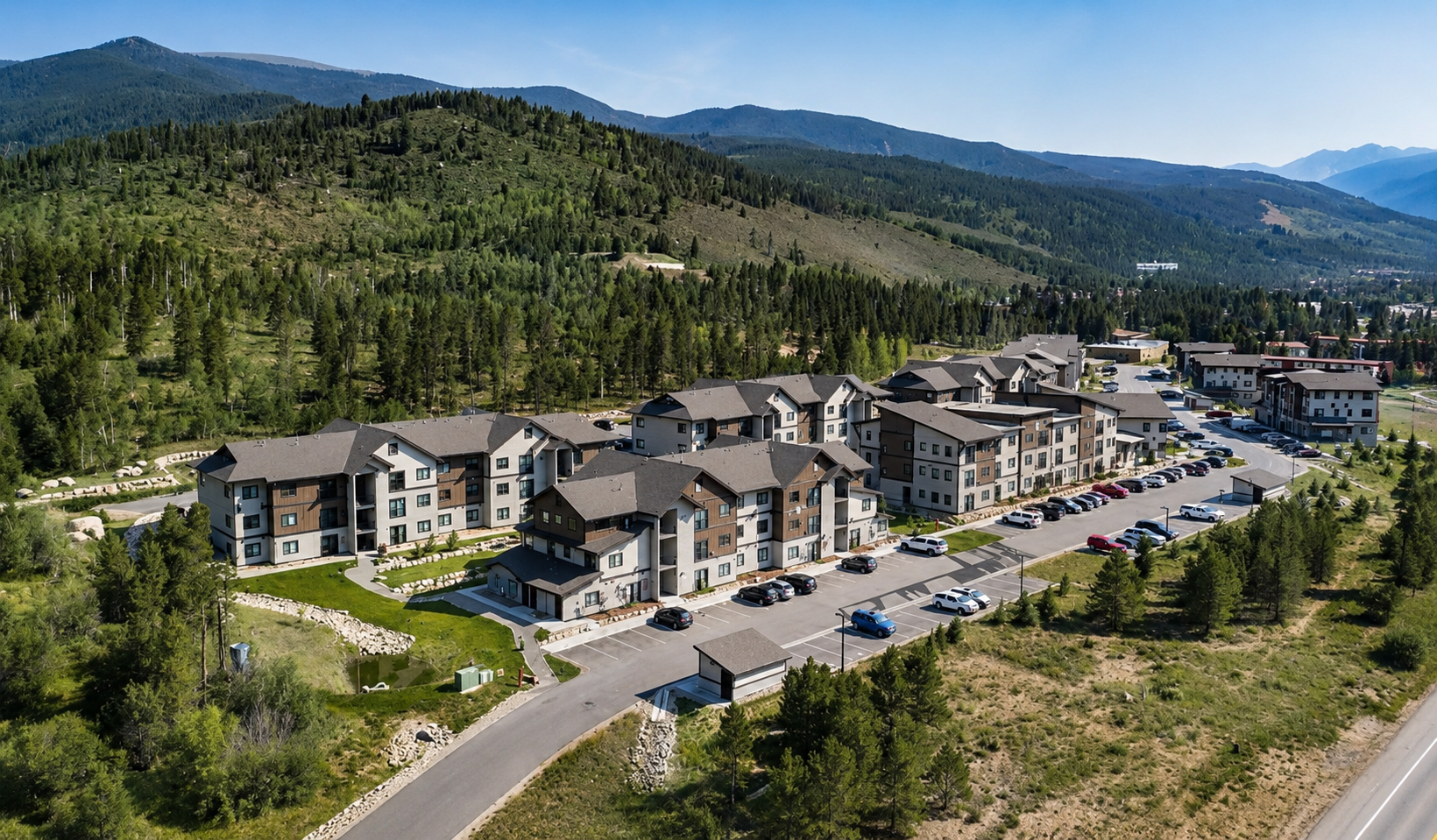 The Village at Wintergreen aerial view